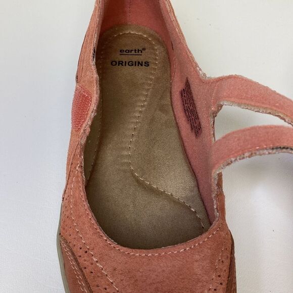 Earth Origins Rapid Troy Terra Cotta Suede Sneaker Mary Jane Size 6.5 - Picture 10 of 13